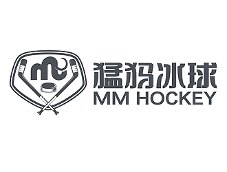 秦曉東的猛犸冰球（MM HOCKEY）logo設計