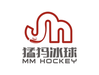 李泉輝的猛犸冰球（MM HOCKEY）logo設(shè)計