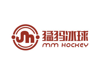 朱紅娟的猛犸冰球（MM HOCKEY）logo設計