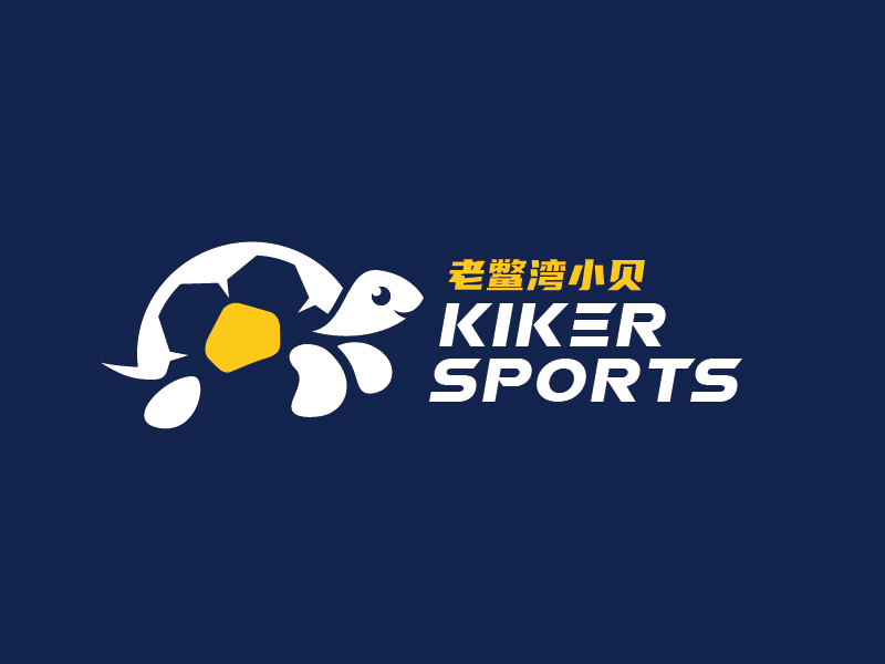 王濤的老鱉灣小貝 KIKER KIKER SPORTSlogo設計