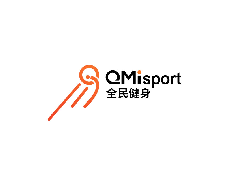 印蕾的QMIsport全民健身logo設(shè)計(jì)