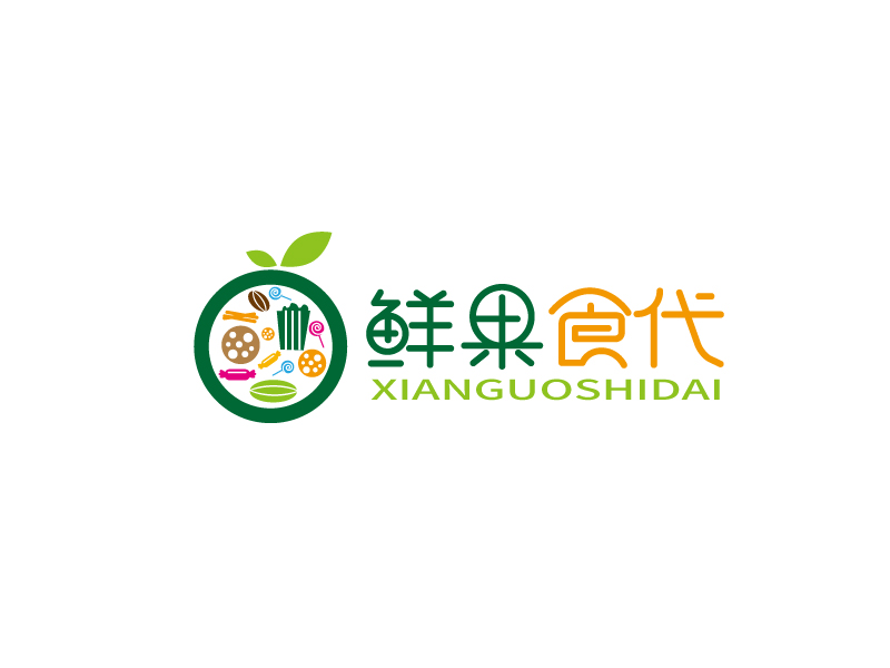 張俊的鮮果食代logo設(shè)計(jì)