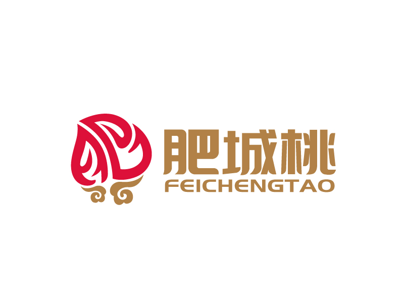 張俊的肥城桃logo設(shè)計