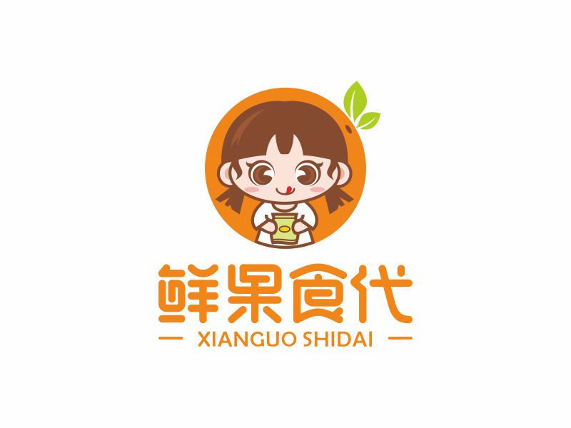 何嘉健的鮮果食代logo設(shè)計