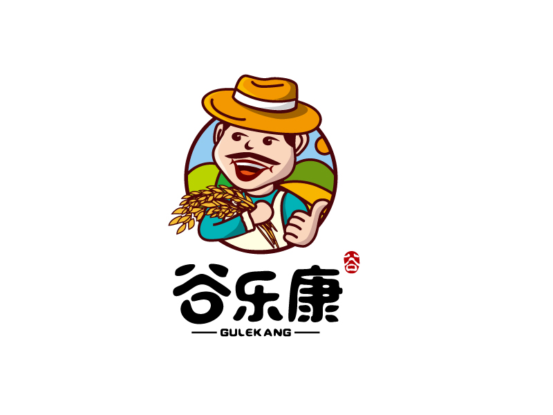 張俊的谷樂康logo設(shè)計