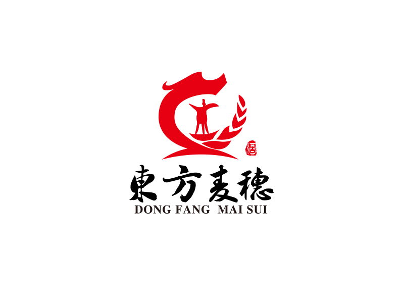 宋從堯的白酒品牌，東方麥穗logo設(shè)計