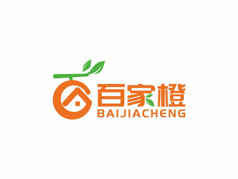 何嘉健的百家橙logo設(shè)計(jì)