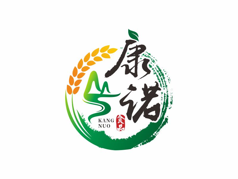 何嘉健的康諾食品logo設(shè)計(jì)