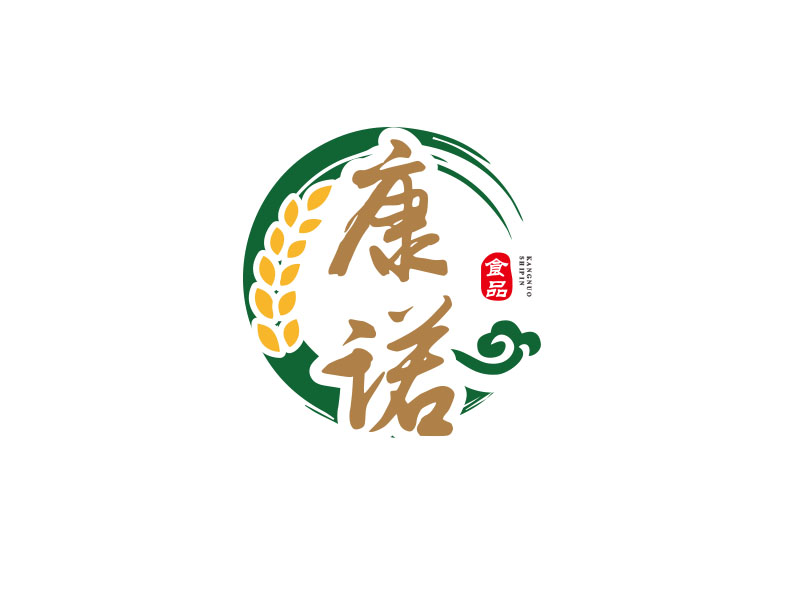 朱紅娟的康諾食品logo設(shè)計(jì)