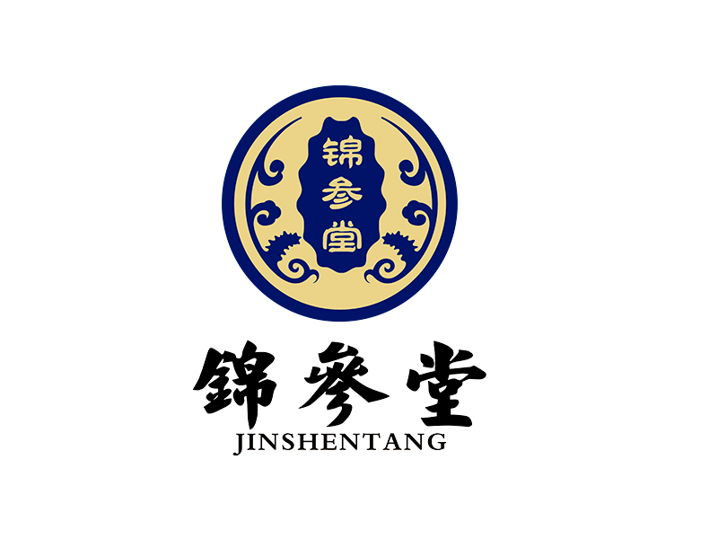 李杰的錦參堂logo設(shè)計