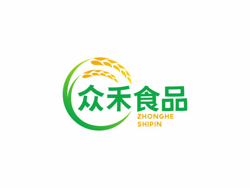 何嘉健的深圳市眾禾食品有限公司logo設(shè)計