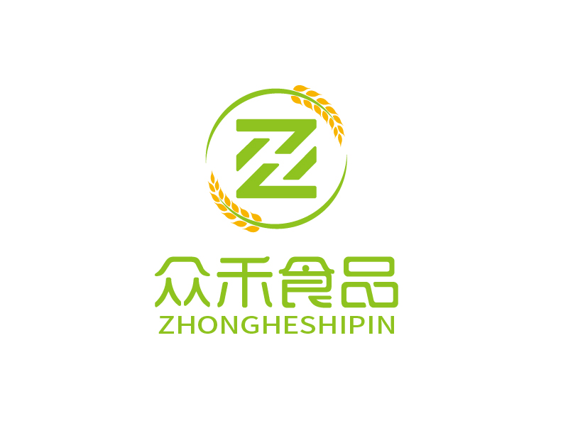 張俊的深圳市眾禾食品有限公司logo設計