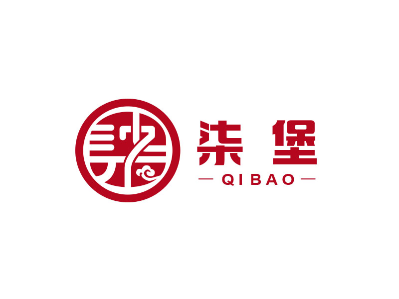 朱紅娟的柒堡logo設計