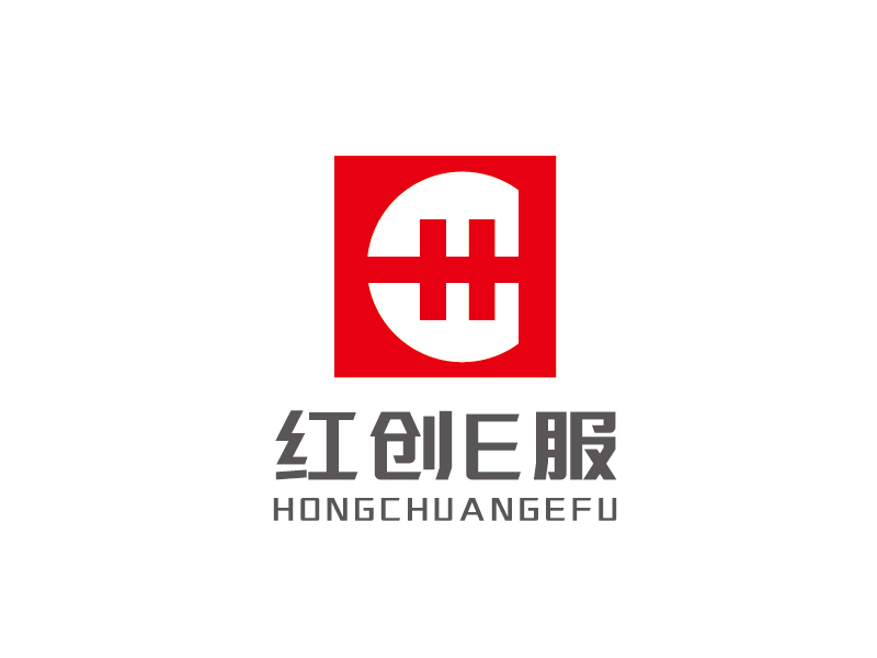 李寧的紅創(chuàng)E服logo設計