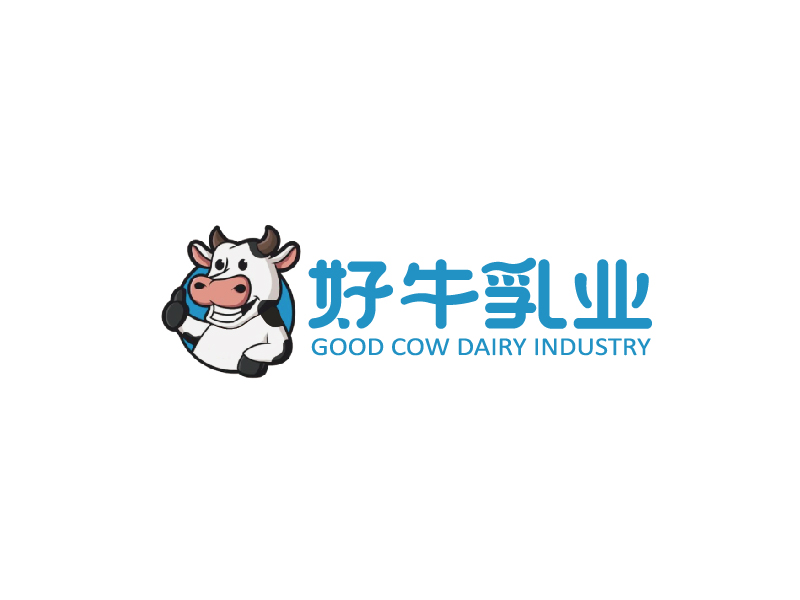 楊忠的深圳好牛乳業(yè)科技有限公司logo設計