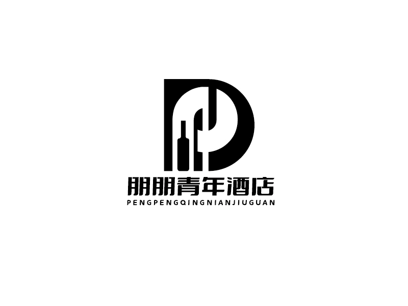 李寧的朋朋青年酒店logo設(shè)計(jì)