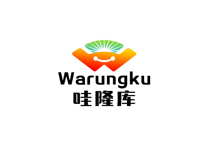 王文波的Warungku哇隆庫(kù)logo設(shè)計(jì)