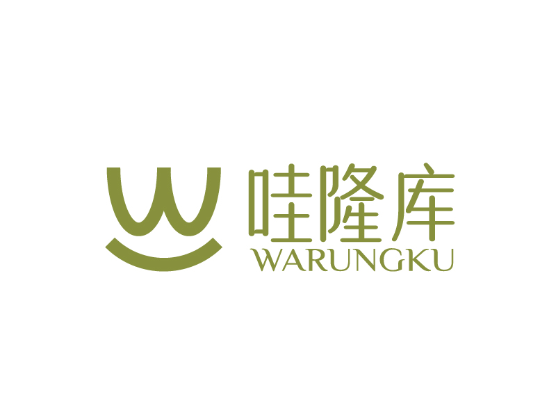 張俊的Warungku哇隆庫(kù)logo設(shè)計(jì)