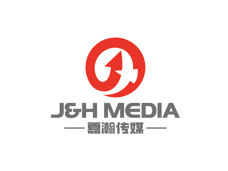 張俊的J&H Media 嘉瀚傳媒logo設(shè)計