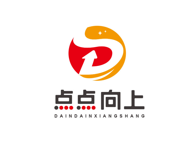 朱紅娟的點(diǎn)點(diǎn)向上logo設(shè)計