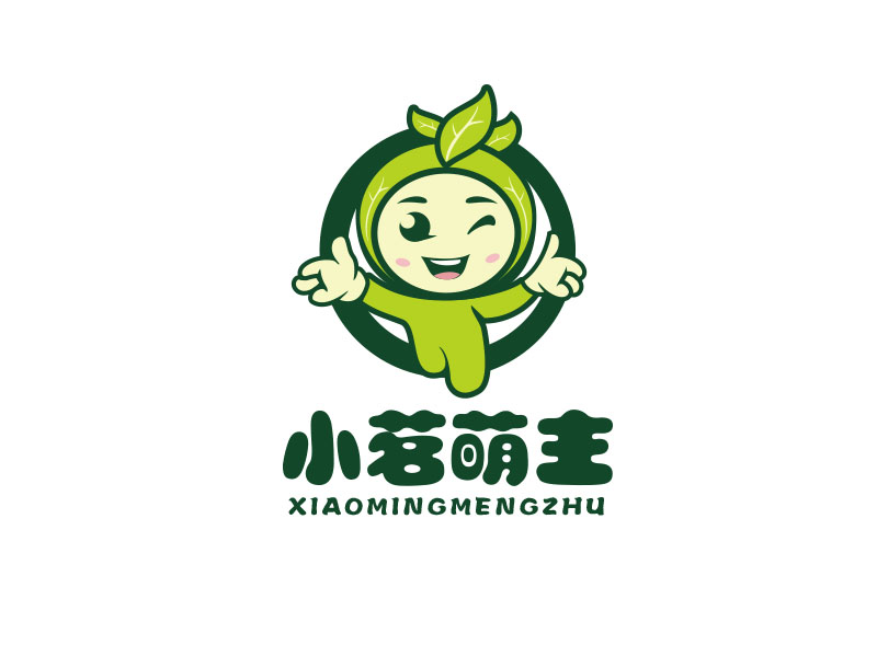 朱紅娟的小茗萌主logo設(shè)計