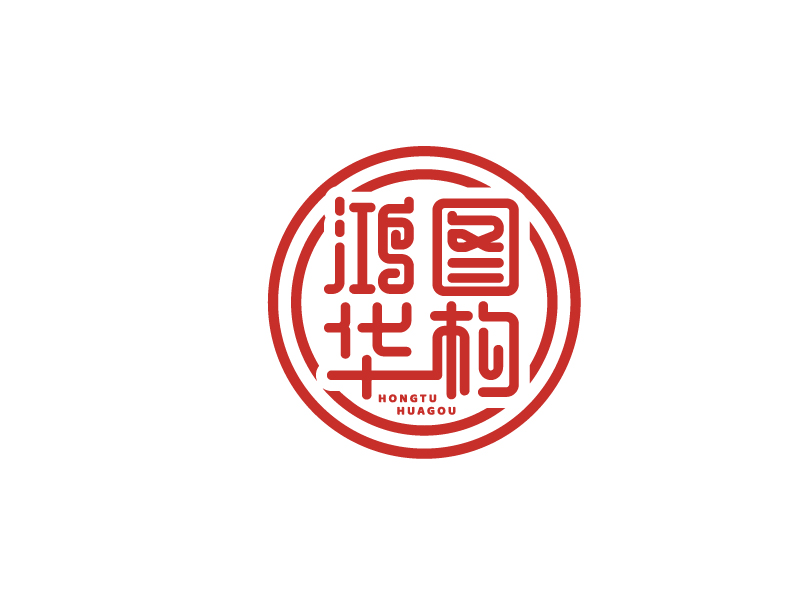 李寧的河南鴻圖華構(gòu)勘測規(guī)劃設(shè)計有限公司logo設(shè)計